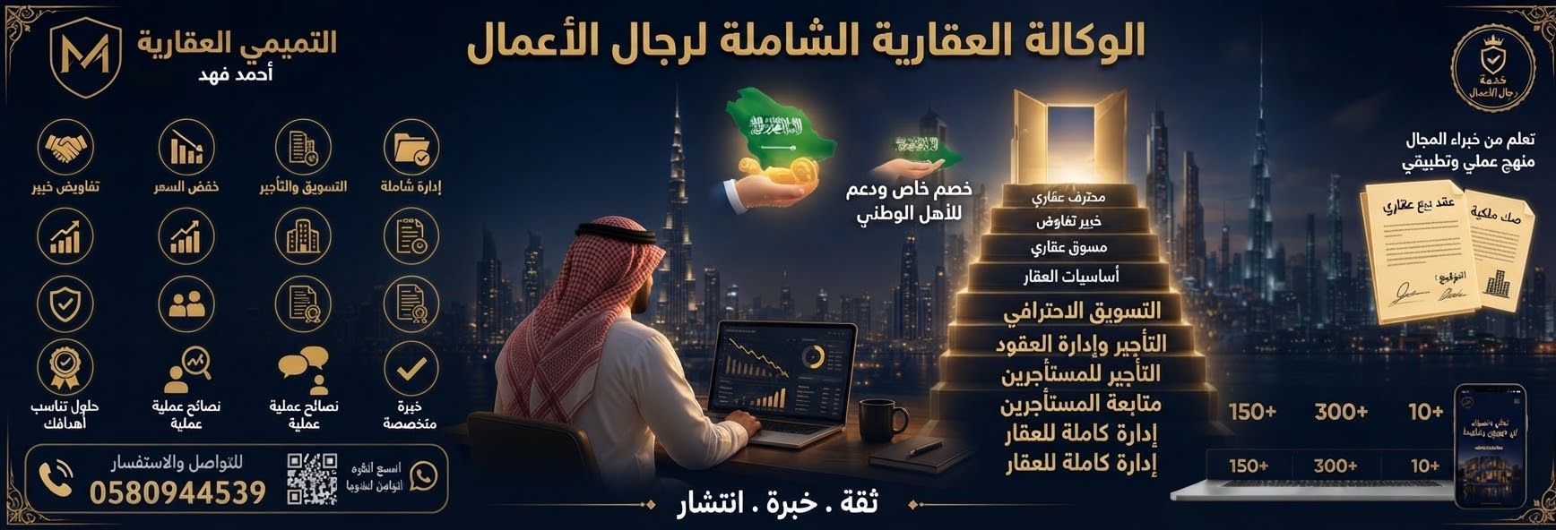 الوكالة العقارية الشاملة لرجال الأعمال
